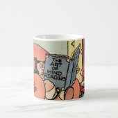 ヴィンテージ「Art of 読 Mind's」マンガのコーヒーマグ コーヒーマグカップ (中央)