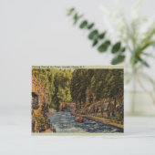 ヴィンテージ、Ausable、Chasm、New York ポストカード (スタンド正面)