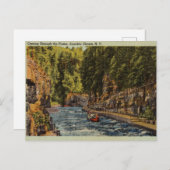 ヴィンテージ、Ausable、Chasm、New York ポストカード (正面/裏面)