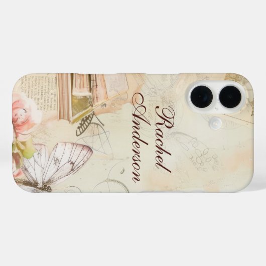 ヴィンテージ Case-Mate iPhoneケース (裏面 (横))