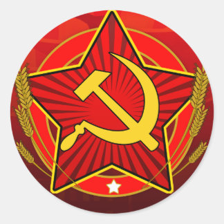 ヴィンテージ CCCP 鎌と槌 ラウンドシール