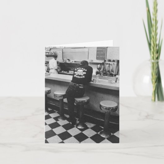 ヴィンテージ「Chicago Outlaws」ノートカード シーズンカード (正面)