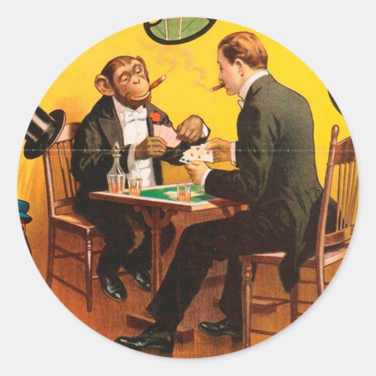 ヴィンテージ: circus barnum & Bailey - ラウンドシール (正面)