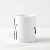 ヴィンテージ "COFFEEORNIA" 黒猫マグカップ コーヒーマグカップ (中央)