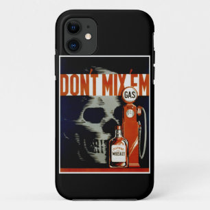 ヴィンテージ「Don't Mix 'Em'」 iPhoneケース iPhone 11 ケース