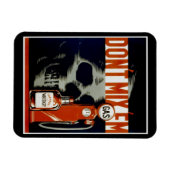 ヴィンテージ「Emを混ぜない」磁石 マグネット (横)