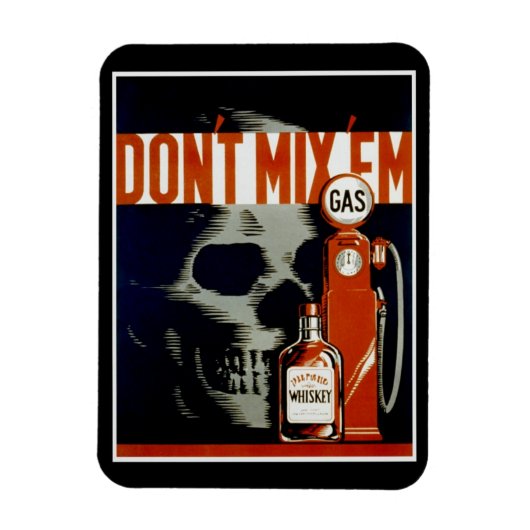 ヴィンテージ「Emを混ぜない」磁石 マグネット (縦)