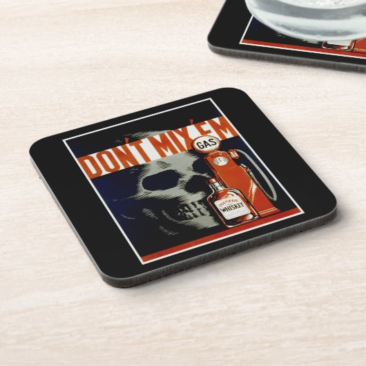 ヴィンテージ「Emコースターを混ぜない コースター (左側)