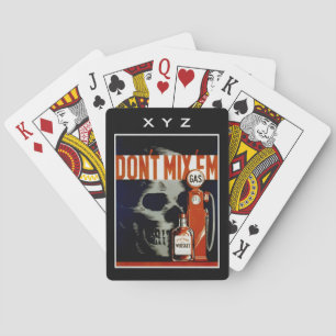 ヴィンテージ「Em」のカードを混ぜ合わカスタムせ遊ない トランプ