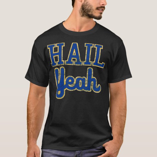 ヴィンテージ Hail Yeah ピッツバーグ スクリプト Tシャツ (正面)