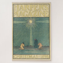 ヴィンテージ Harper's Magazine クリスマス1898 パズル
