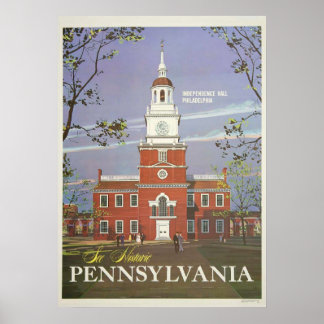 ヴィンテージ, Historic Pennsylvania USA Travelを参照 ポスター