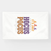ヴィンテージ Hocus Pocus ハロウィン タイポグラフィ デザイン_1 横断幕 (横)