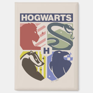 ヴィンテージ HOGWARTS™スタンプクレスト マグネット