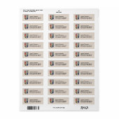 ヴィンテージ HOGWARTS™スタンプクレスト ラベル (フルシート)