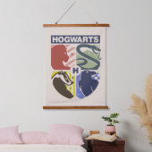 ヴィンテージ HOGWARTS™スタンプクレスト 吊り下げ型タペストリー (寝室)