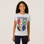 ヴィンテージ HOGWARTS™ スタンプクレスト Tシャツ (正面フル)