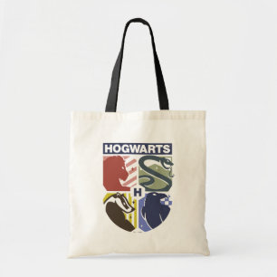 ヴィンテージ HOGWARTS™ スタンプ刻印デザイン トートバッグ