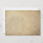 ヴィンテージ "I Do" BBQ リハーサルディナー招待状 招待状 (裏面)