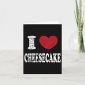ヴィンテージ I Love Cheesecake  カード (正面)