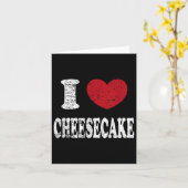 ヴィンテージ I Love Cheesecake  カード (黄色い花)