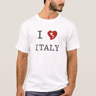 ヴィンテージ I Love Italy Tシャツ
