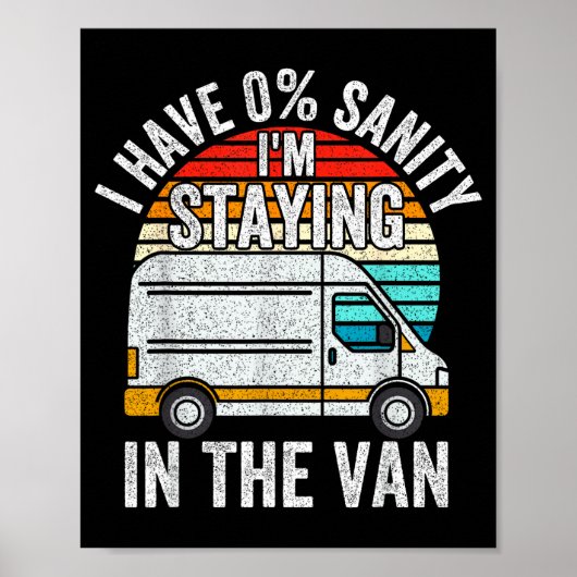 ヴィンテージ I'm Staying In Tha Van ファズモフォビア ゲーマー ポスター (正面)