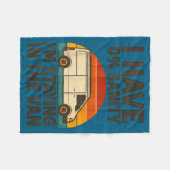 ヴィンテージ I'm Staying In Tha Van 笑えるPhasmophobia  フリースブランケット (正面(横))