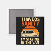 ヴィンテージ I'm Staying In Tha Van 笑えるPhasmophobia マグネット (正面/裏面)