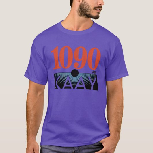 ヴィンテージ KAAY 1090 AM、アーカンソー州 Tシャツ (正面)