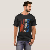 ヴィンテージ Kash Patel FBI長官 アメリカ国旗 Tシャツ (正面フル)