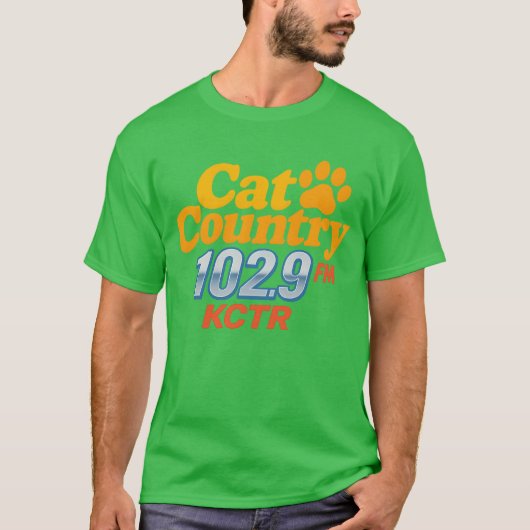 ヴィンテージ KCTR-FM 102.9 - ビリングス Tシャツ (正面)