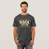 ヴィンテージ KSOL 107.7 Tシャツ (正面フル)