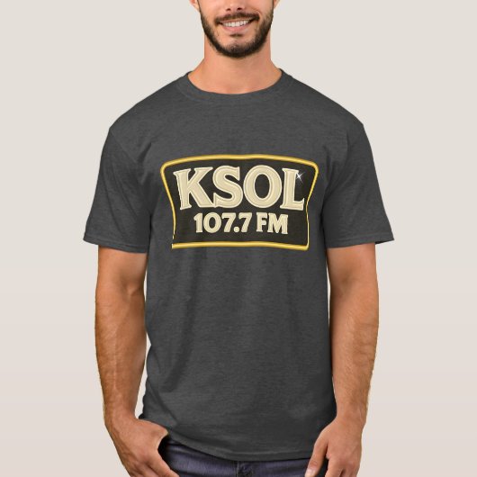 ヴィンテージ KSOL 107.7 Tシャツ (正面)