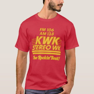 ヴィンテージ KWK ステレオ、ミズーリ州セントルイス Tシャツ