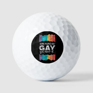 ヴィンテージ LGBT プライド レインボー Some People Are Gay Get ゴルフボール