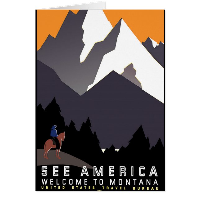 ヴィンテージ- Montanaへようこそ (正面)