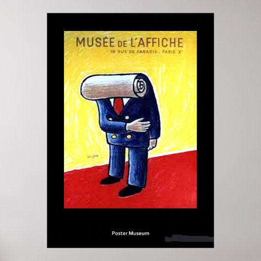 ヴィンテージ Musee de L'affiche ポスター (正面)