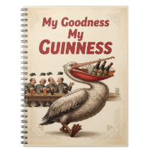 ヴィンテージ "My Goodness My Guinness" スパイラルノートブック