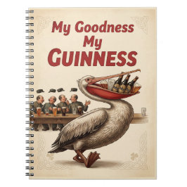 ヴィンテージ "My Goodness My Guinness" スパイラルノートブック ノートブック
