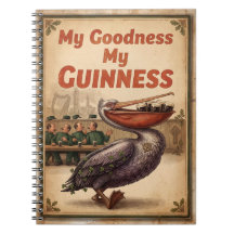 ヴィンテージ "My Goodness My Guinness" スパイラルノートブック