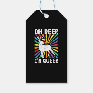 ヴィンテージ Oh Deer I'm Queer プライド LGBT ゲイ レズビアン ギフトタグ