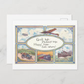 ヴィンテージ「Safe Travel」ポストカード ポストカード (正面/裏面)