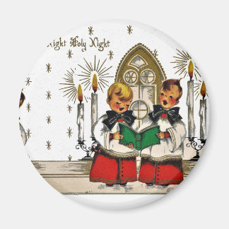 ヴィンテージ-santa-christmas-post-cards-0029 マグネット