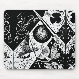 ヴィンテージ「Small Worlds VI」 - Kandinsky Art マウスパッド