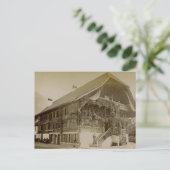 ヴィンテージ, Swiss Chalet at Interlaken, 1890 ポストカード (スタンド正面)