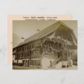 ヴィンテージ, Swiss Chalet at Interlaken, 1890 ポストカード (正面/裏面)