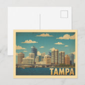 ヴィンテージ Tampa 旅行 ポストカード (正面/裏面)
