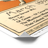 ヴィンテージ「The Black Cat」表紙 ポスター (角)