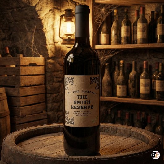 ヴィンテージ "The Smith Reserve" パーソナライズド エイジング ワインラベル